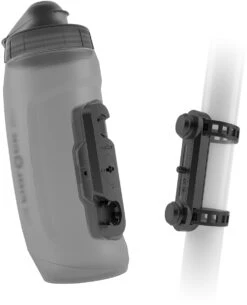 Fidlock Twist Bottle 590 Trinkflasche Transparent Schwarz + Uni Base